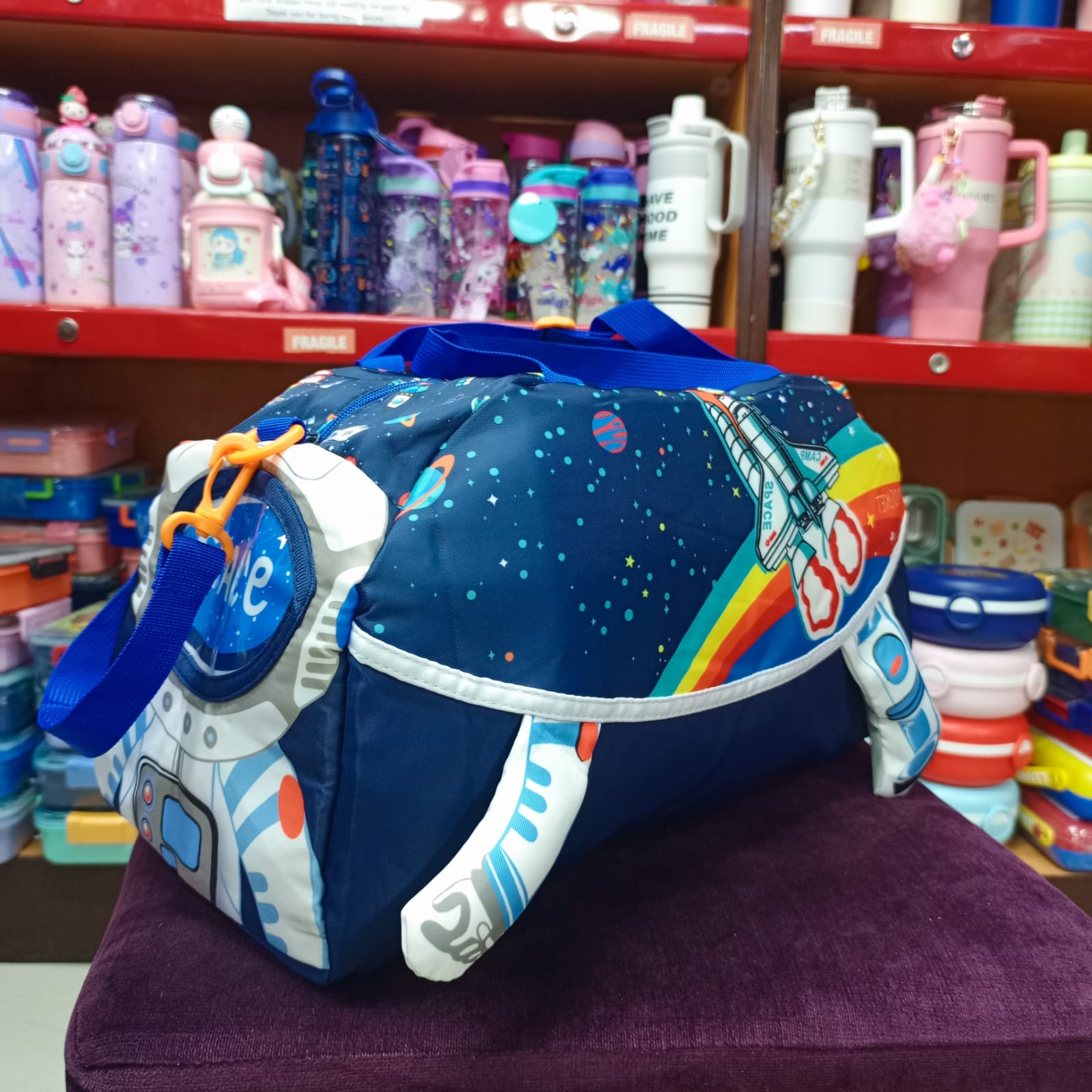 Basketball Design Duffel Bag for Kids – Durable, Spacious & Stylish Sports Travel Bag