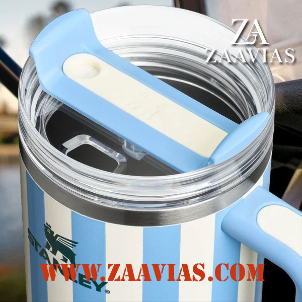 Printed Stainless Steel Heat Insulated Tumbler with Straw