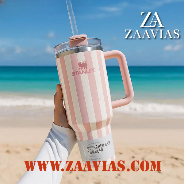 Printed Stainless Steel Heat Insulated Tumbler with Straw