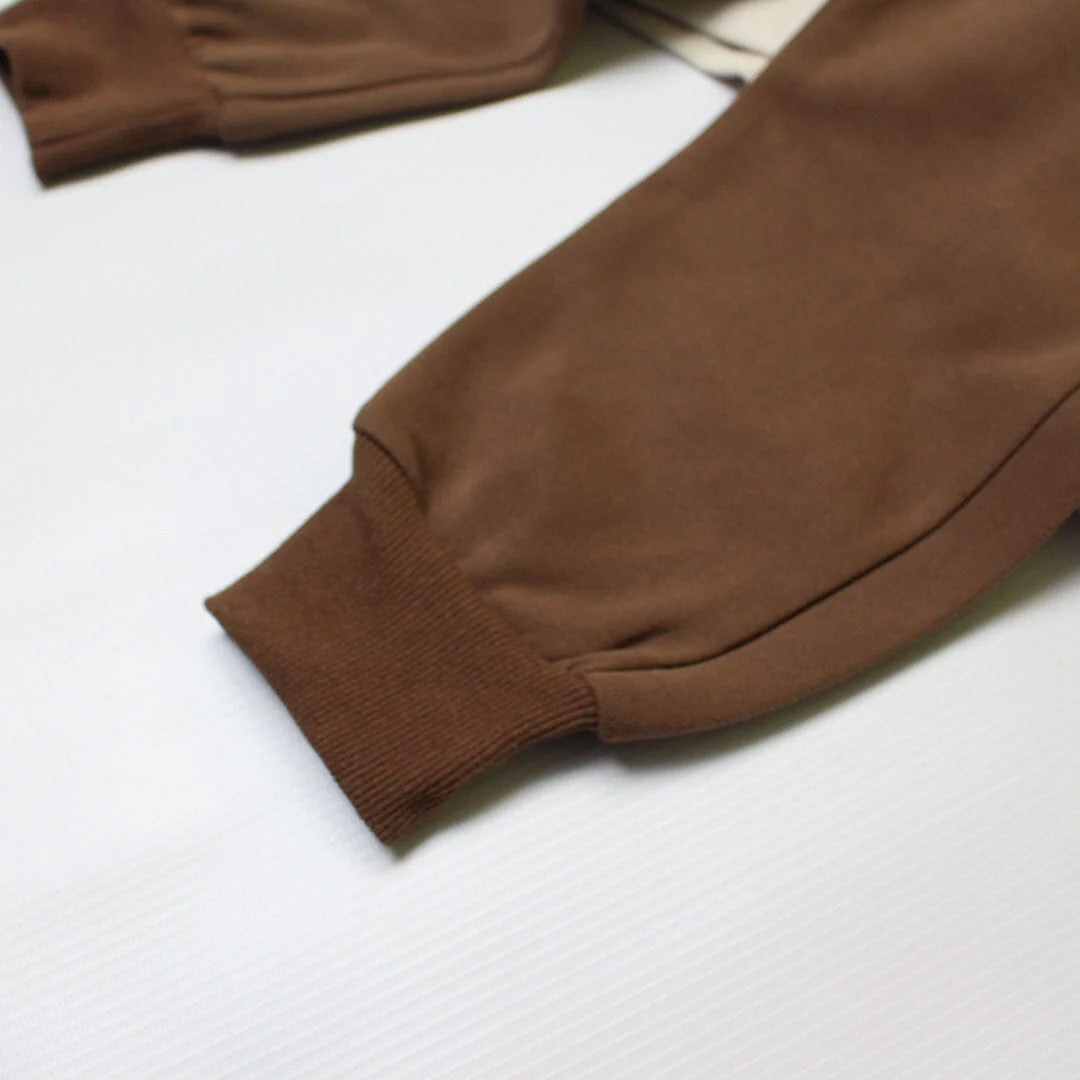 Dashing 2Pc Comfy Brown Themed For Boys