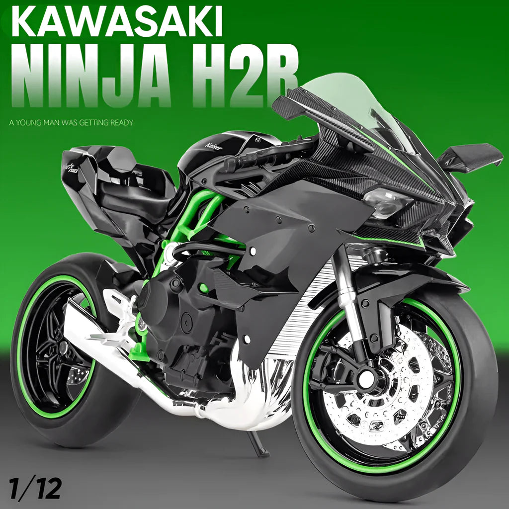 Kawasaki Ninja H2R Diecast Model (1:9 Scale) – Premium Motorcycle Replica