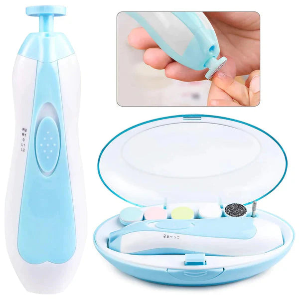 Electric Baby Nail Clipper Set – Quiet, Safe & Easy to Use
