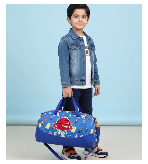 Basketball Design Duffel Bag for Kids – Durable, Spacious & Stylish Sports Travel Bag
