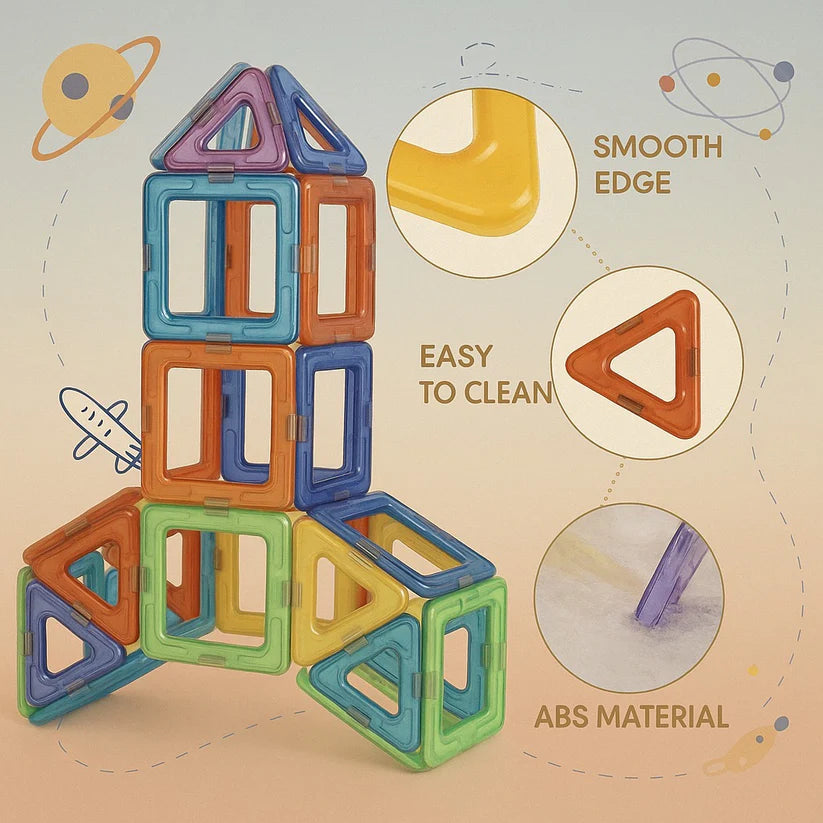 PCS Building Tiles STEM Toy for Kids