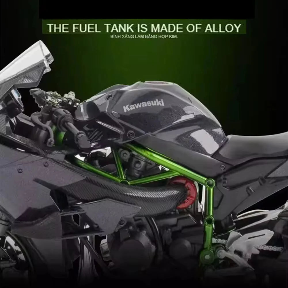 Kawasaki Ninja H2R Diecast Model (1:9 Scale) – Premium Motorcycle Replica