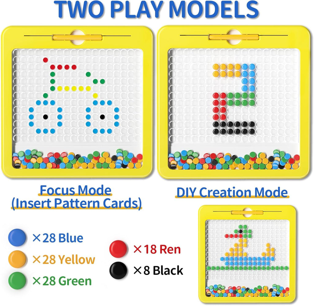 Creative Magnetic Dots Drawing Board™ – Kids Educational Magnetic Drawing Toy