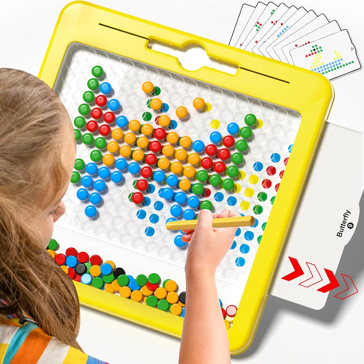Creative Magnetic Dots Drawing Board™ – Kids Educational Magnetic Drawing Toy