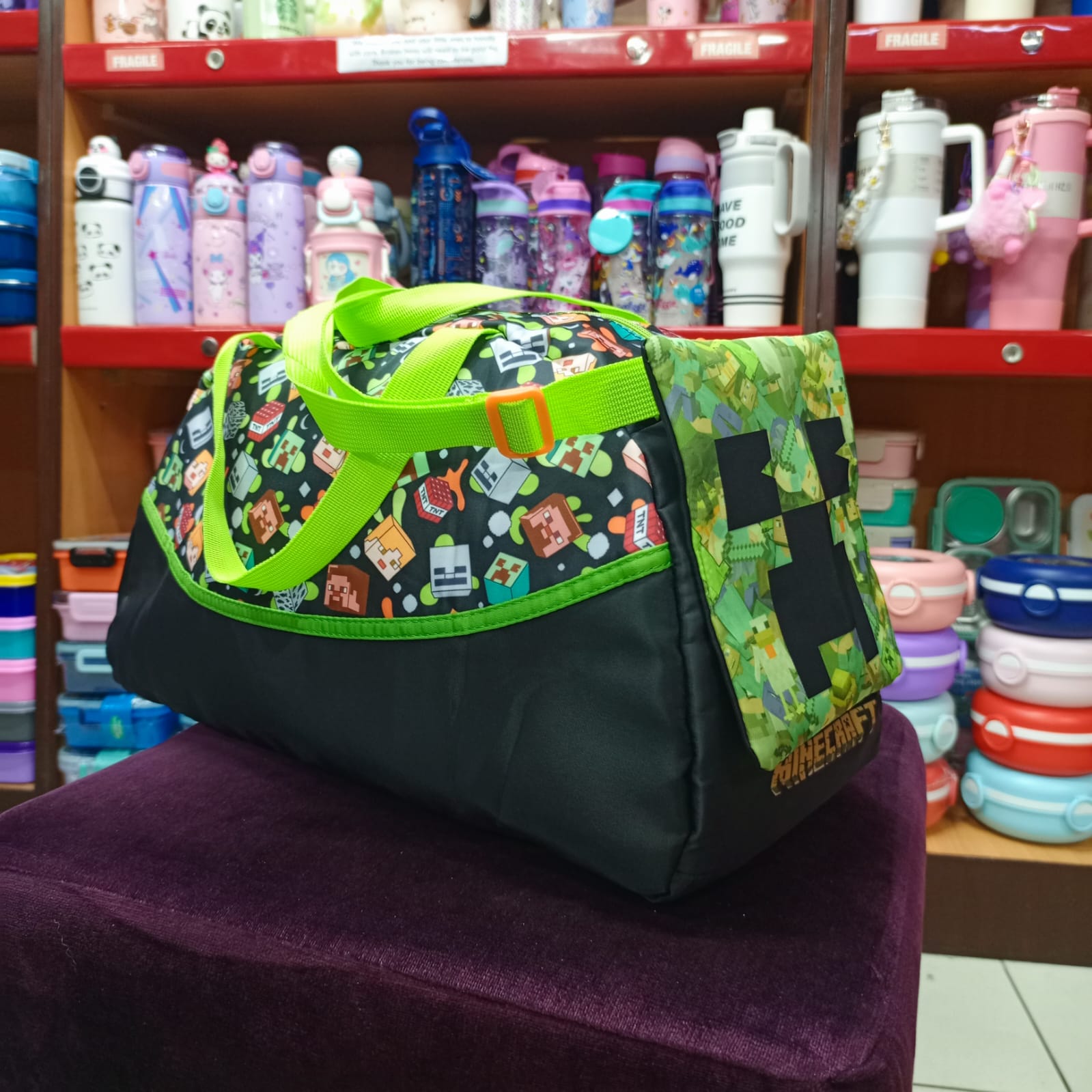 Basketball Design Duffel Bag for Kids – Durable, Spacious & Stylish Sports Travel Bag