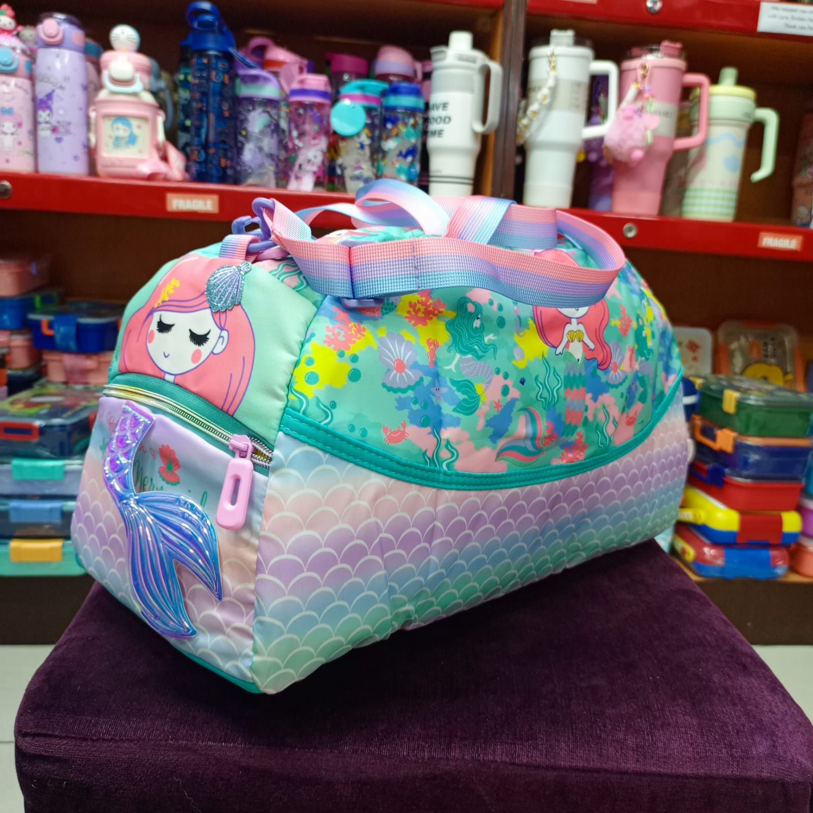 Basketball Design Duffel Bag for Kids – Durable, Spacious & Stylish Sports Travel Bag