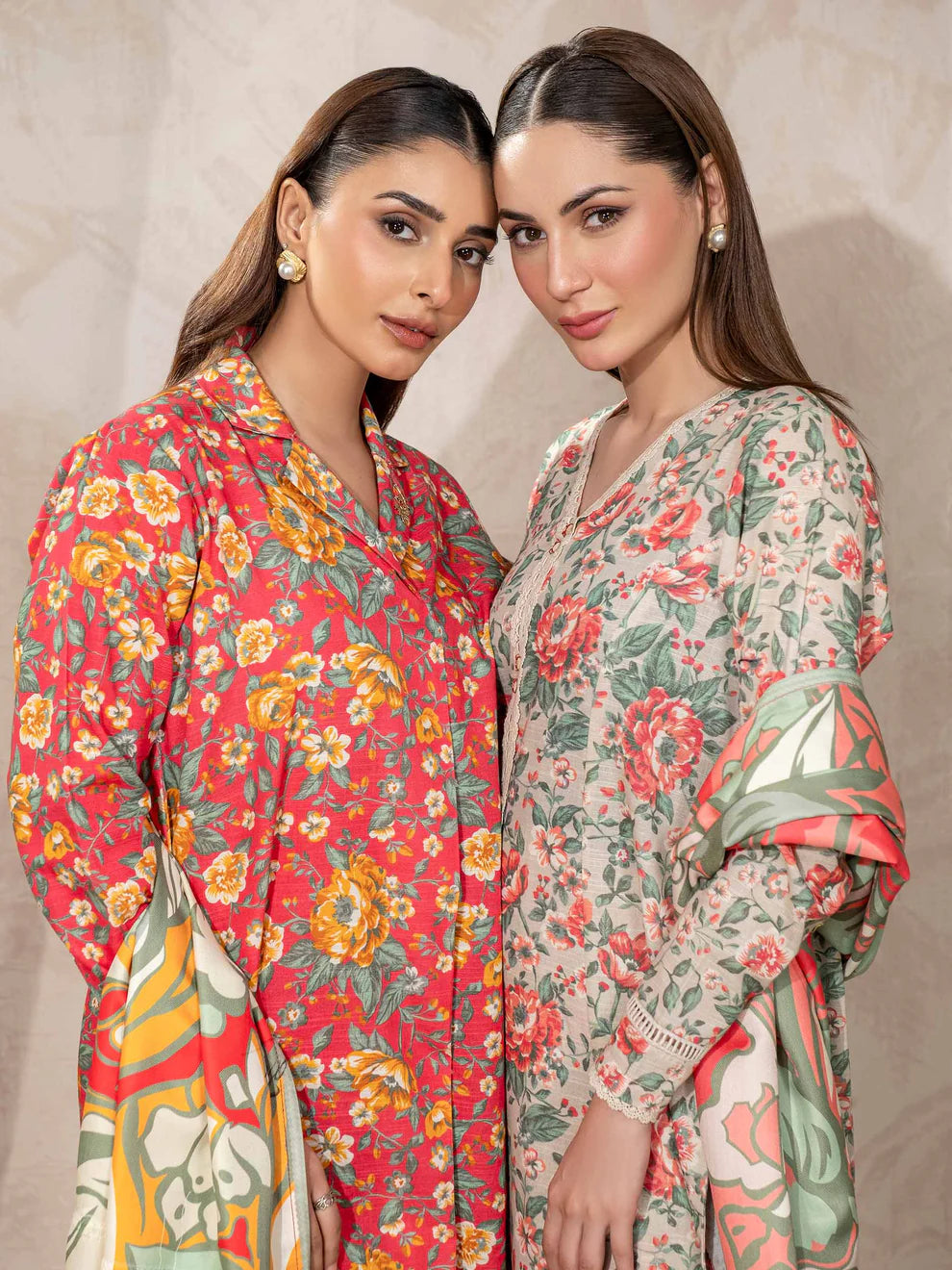 3 Piece Khaddar Suit-Printed (Unstitched)