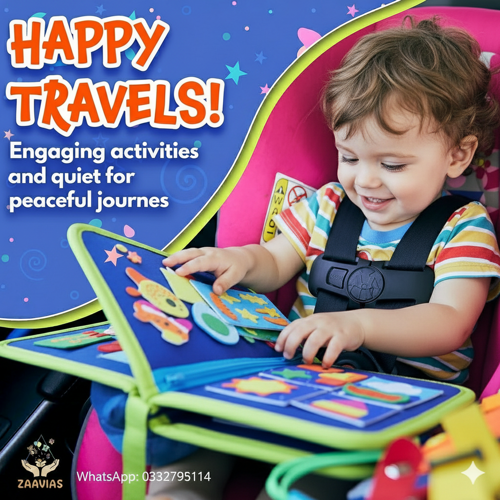 Montessori Toddler Busy Book – Fun Learning for Little Hands