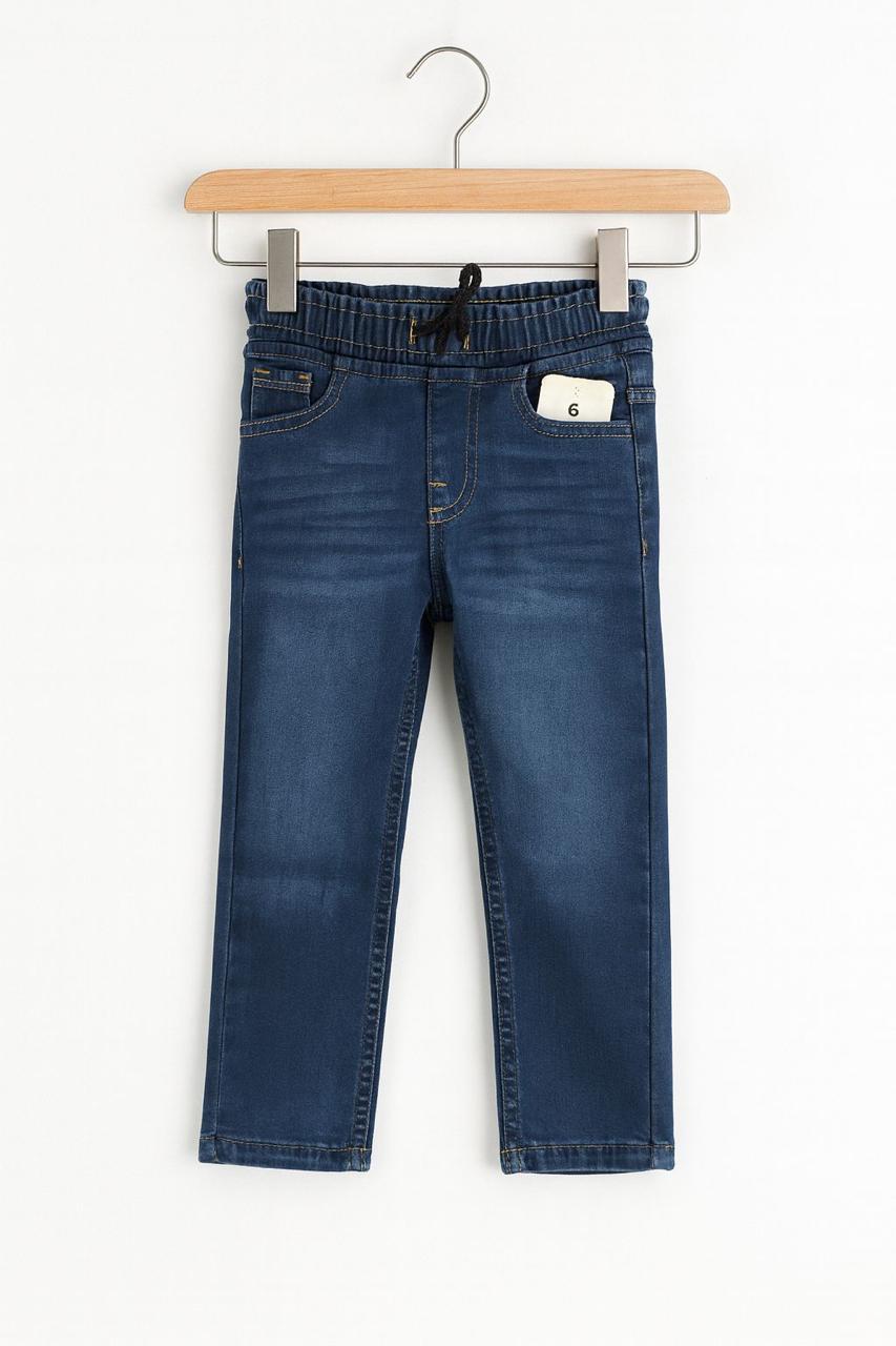 Denim Elastic & Basic Pants