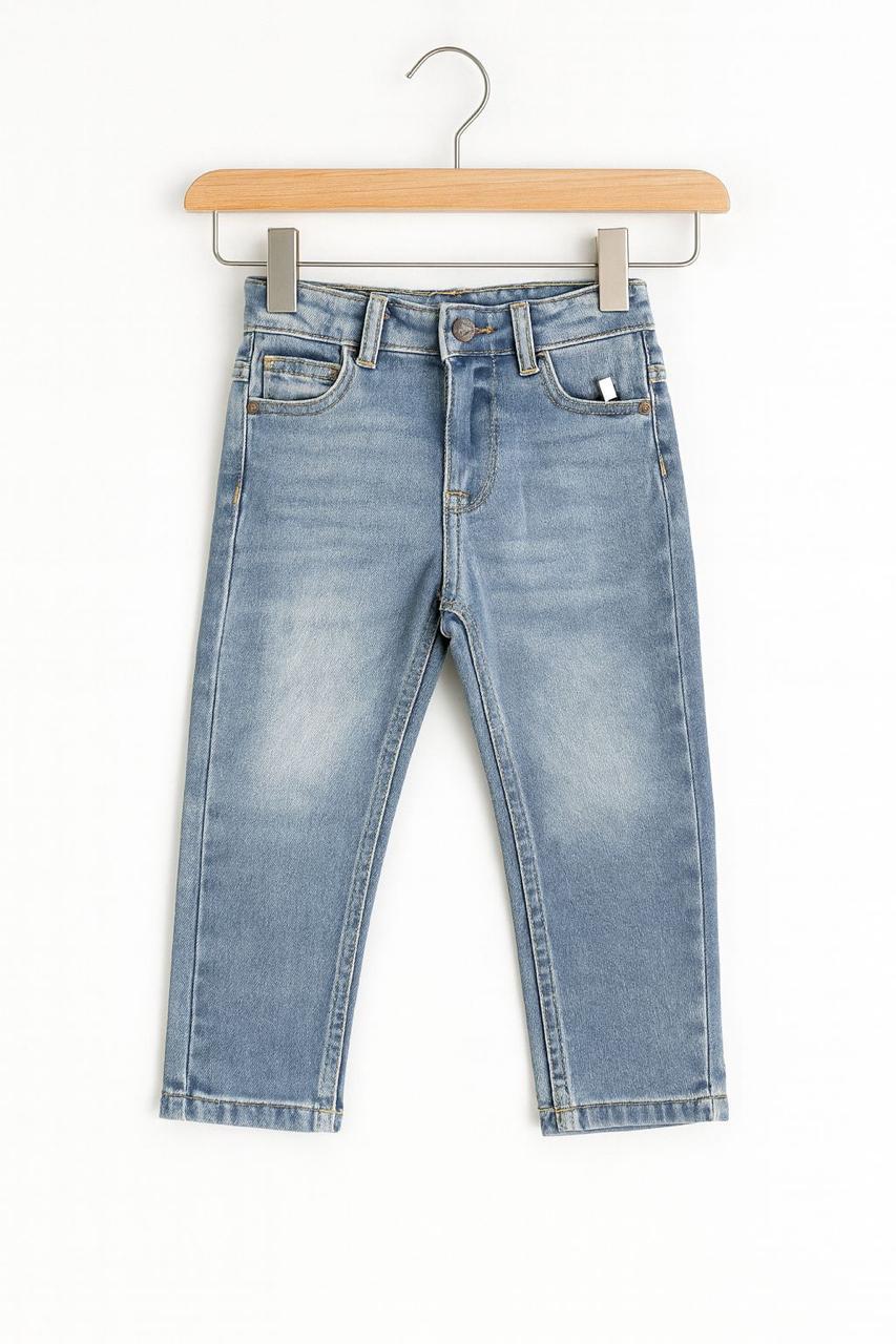 Denim Elastic & Basic Pants