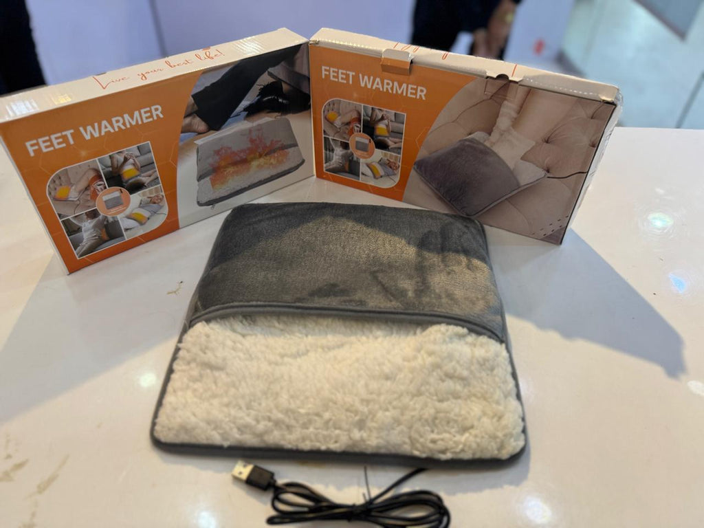 🔥 Electric Foot Heating Pad – USB Powered