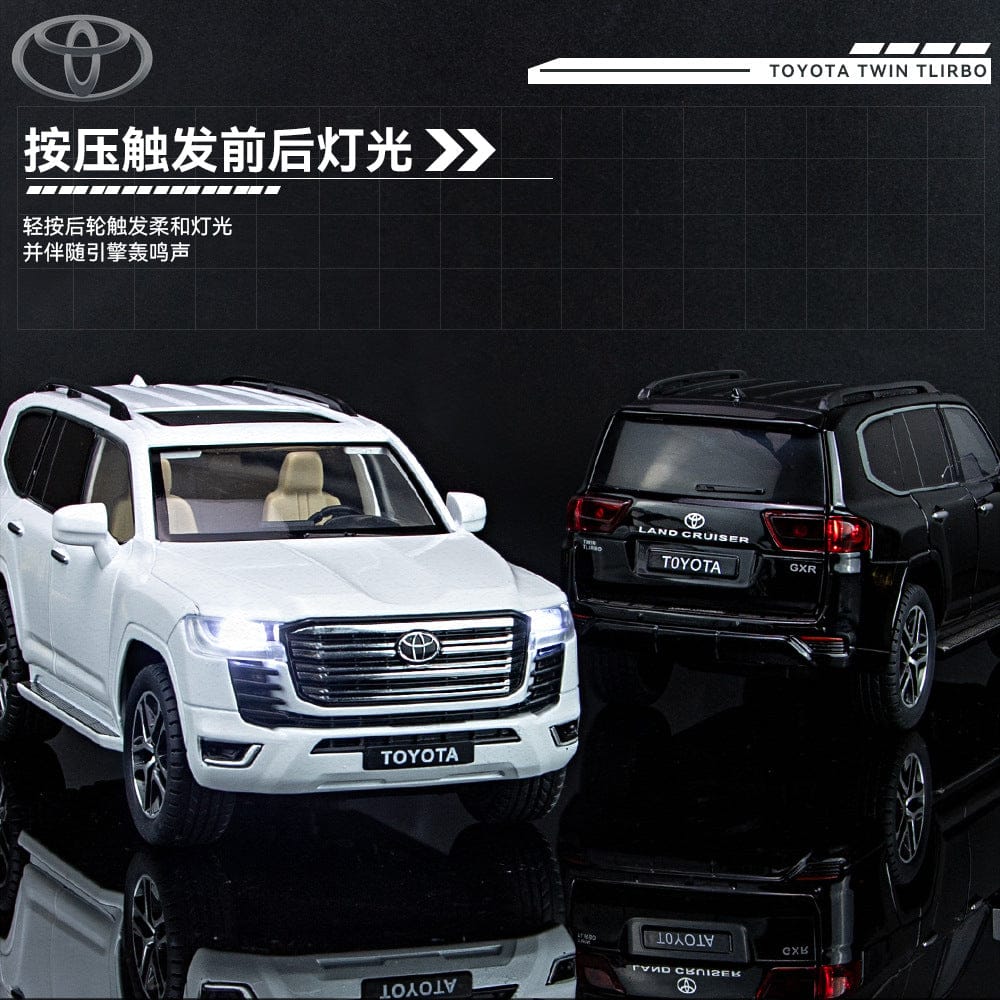 1:24 Diecast Toyota Land Cruiser SUV Model with Key Remote