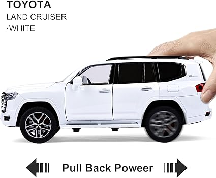 1:24 Diecast Toyota Land Cruiser SUV Model with Key Remote