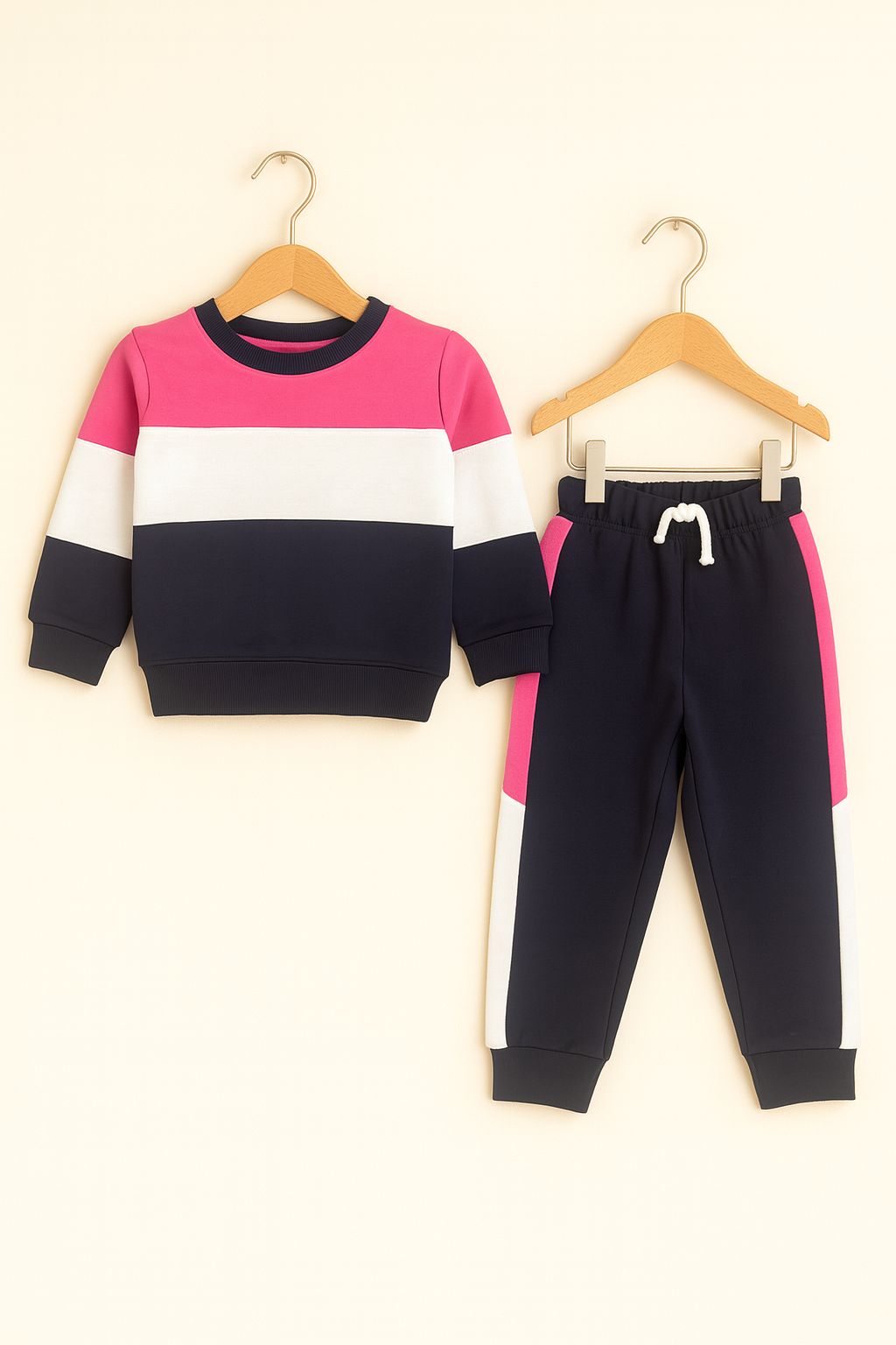 Kids' Colorblock Sweatshirt & Jogger Set