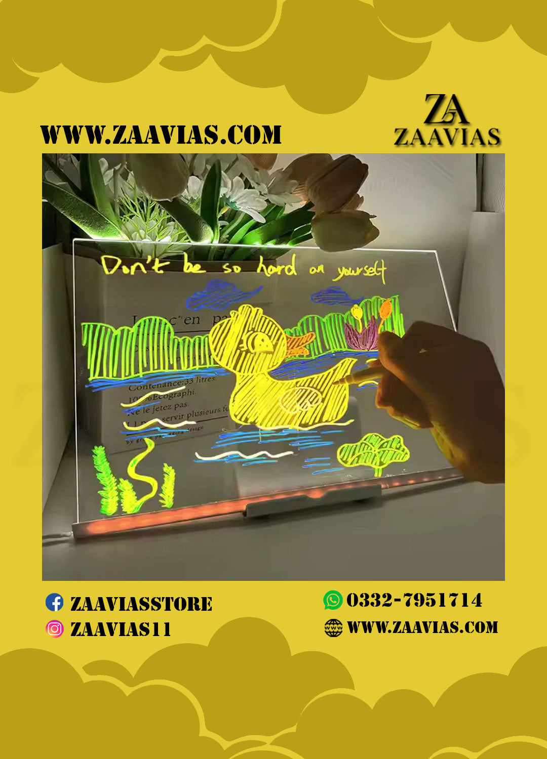 LED Glow Drawing Board for Kids 🌈