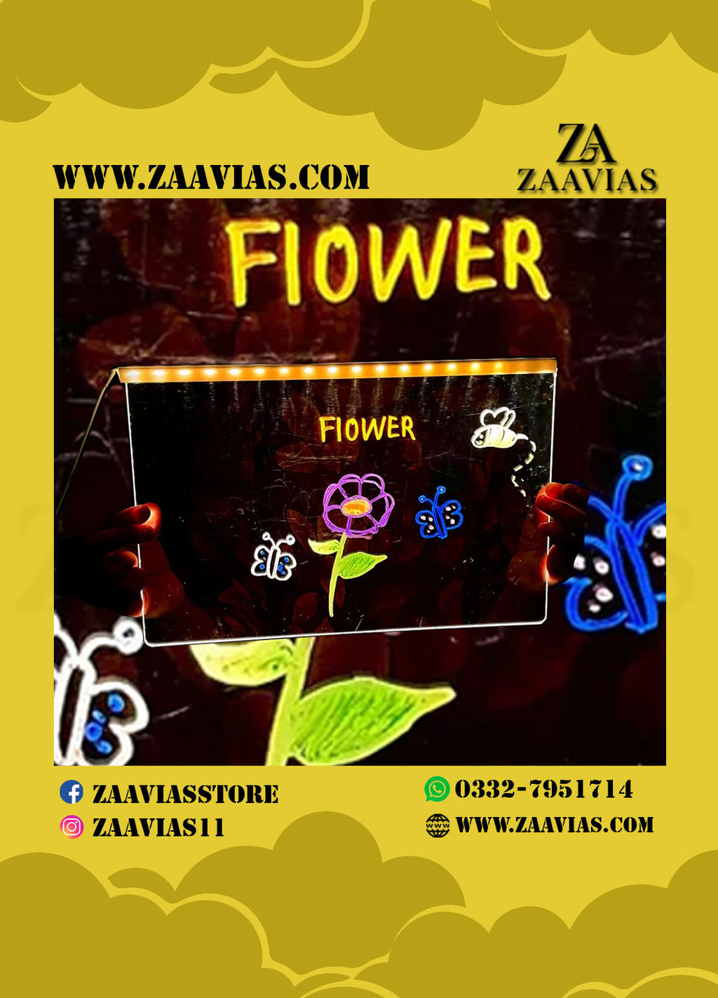 LED Glow Drawing Board for Kids 🌈