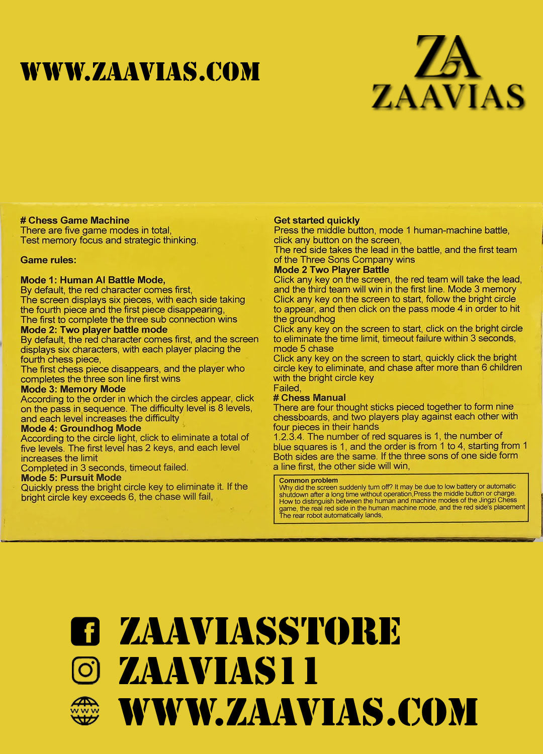 5in1 Handheld Puzzle Game Console Tic Tac Toe Games