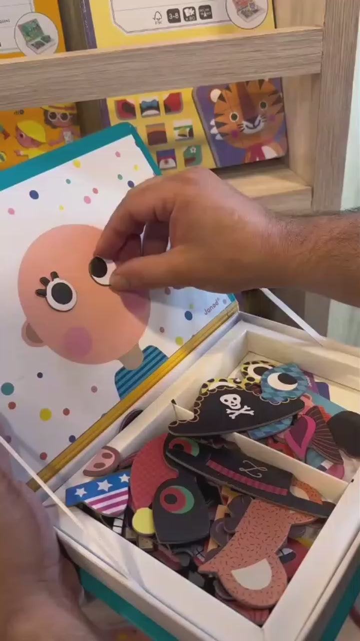 CLO Magnetic Face Puzzle – 67 Pcs | Creative Learning Toy for Kids